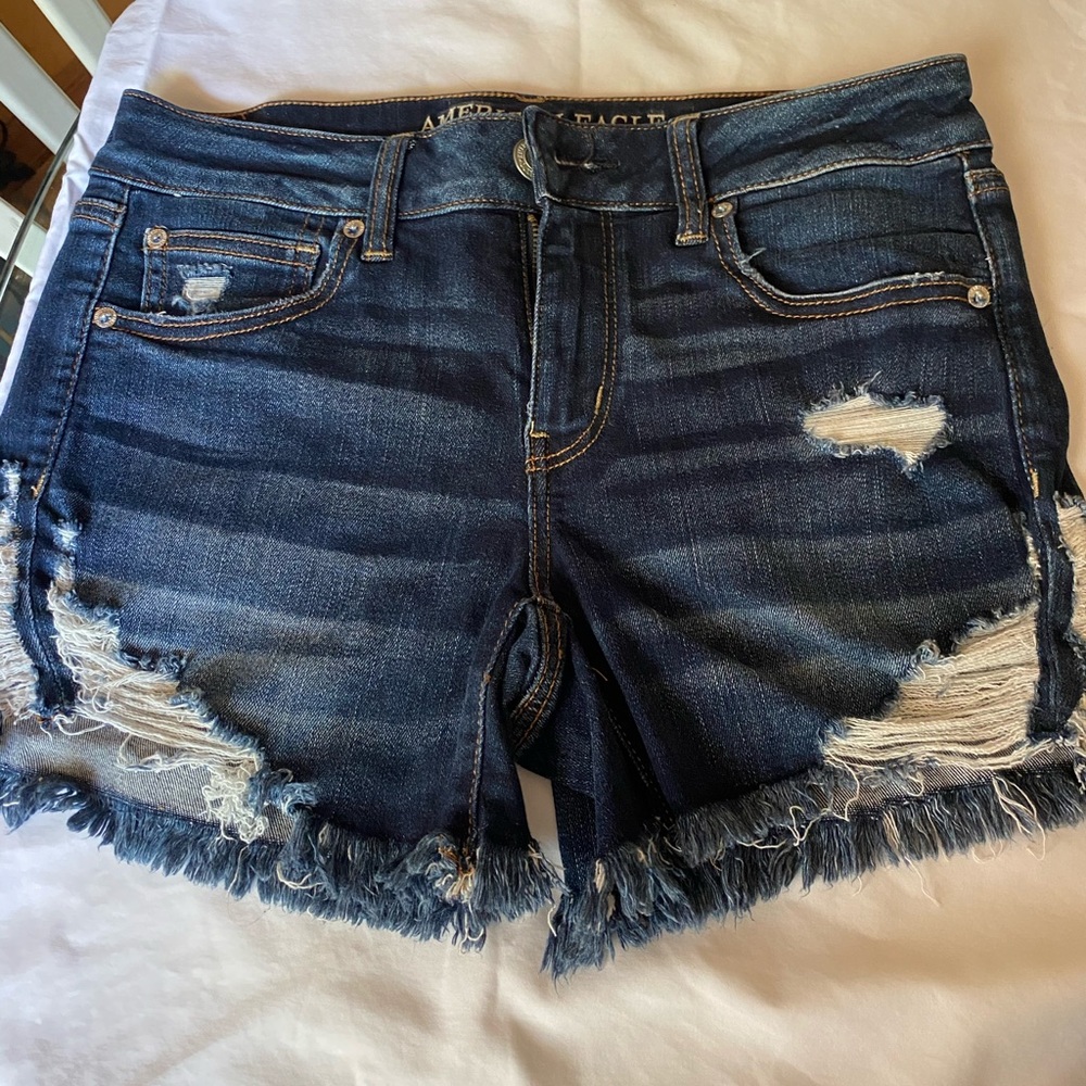 American eagle midi shorts